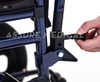 YJ-028 Steel Manual Wheelchair with height adjustable armrest for Elderly People