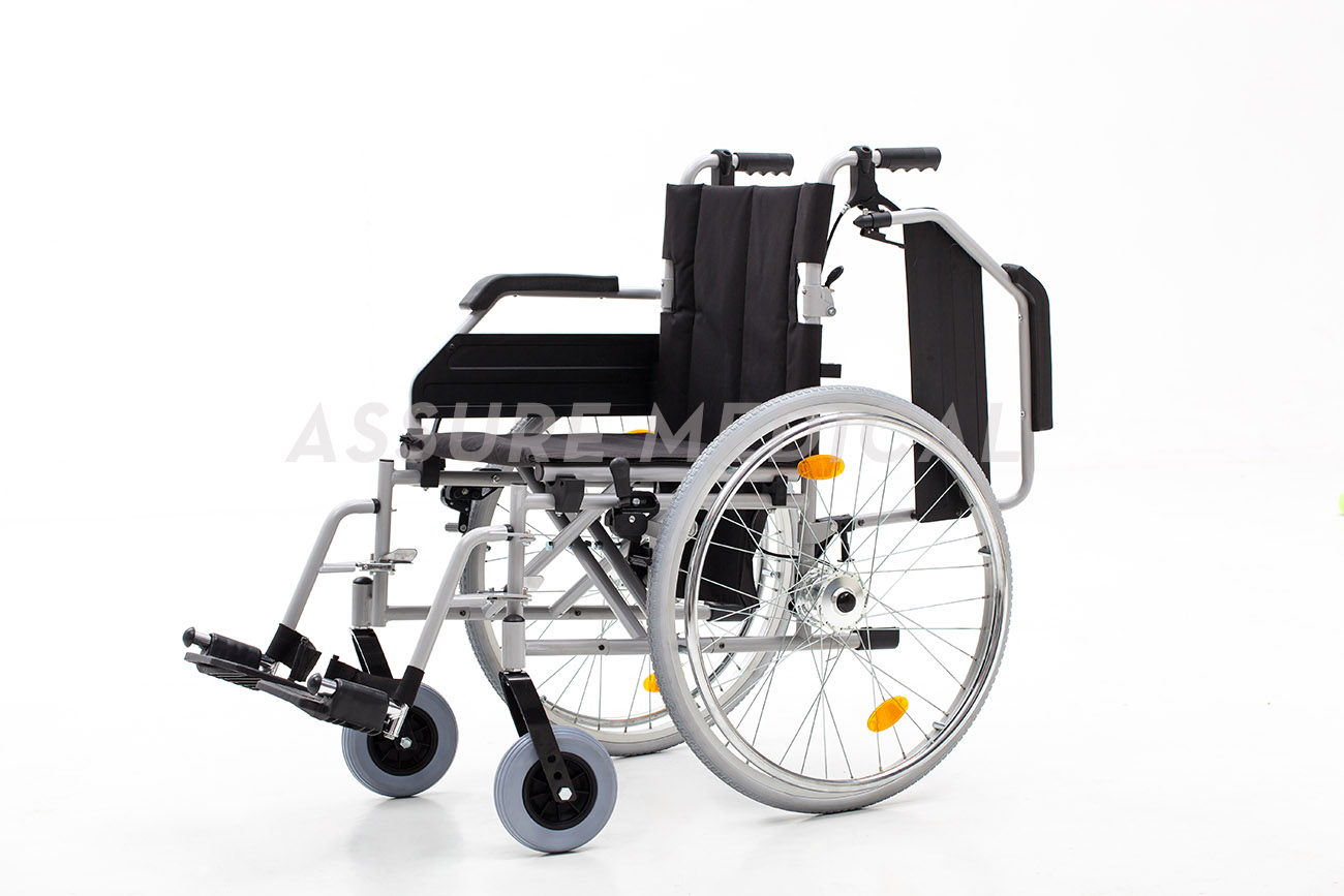 YJ-038 Muti-Functional Comfortable steel manual wheelchair 