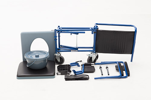 YJ-7101 Foldable Commode Chair