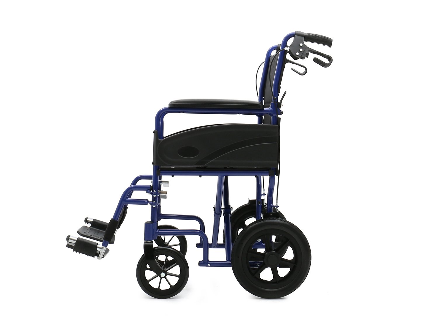 AL-BL03H Aluminum Light Weight Transport Wheelchair with attendant brake