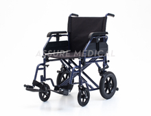 YJ-028B Steel Transit Wheelchair with height adjustable armrest for Elderly People