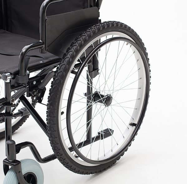 YJ-005H Wheelchair Mission Chair, Spoke Wheels with Mountain Bike Tires 